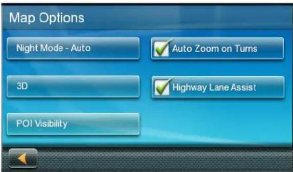 MAGELLAN Roadmate 2620-LM - Options de Carte - 1