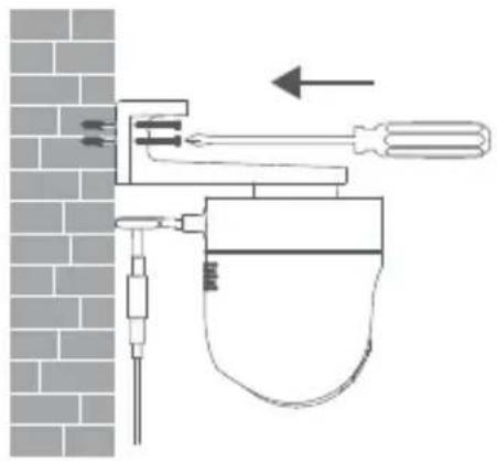 Xiaomi CW400 - Mounting the camera on a wall - 4