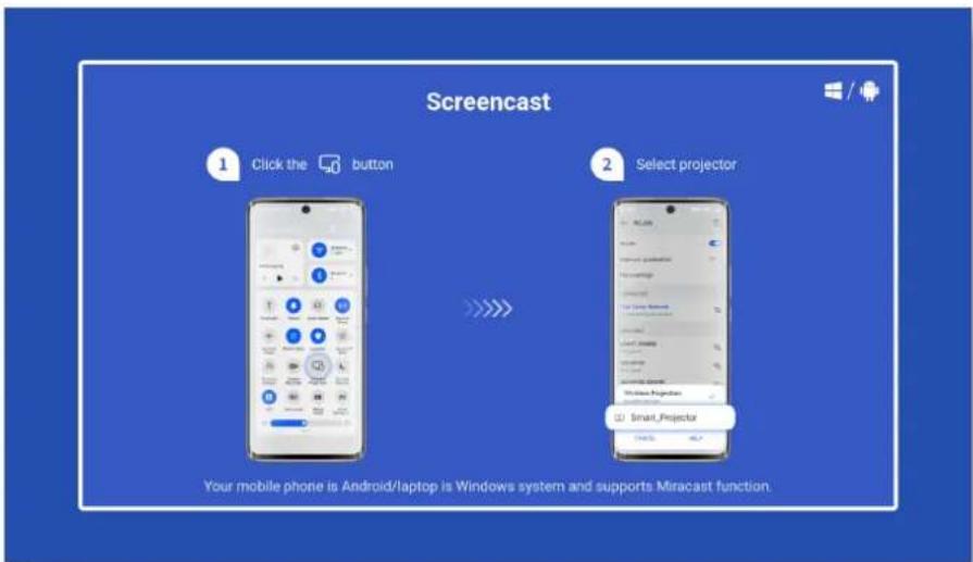 Yaber U12 - Miracast (For Android Device) - 3