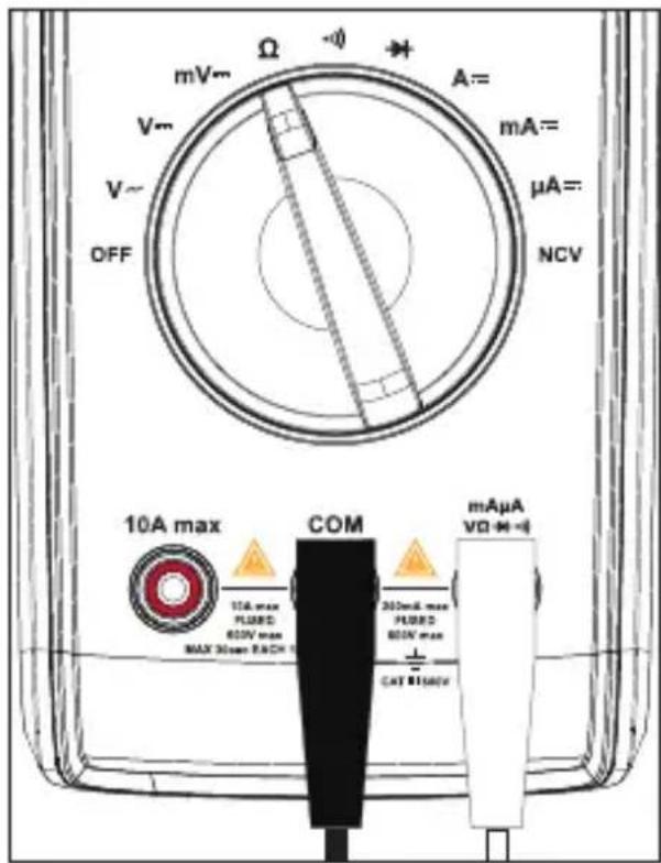 VOLTCRAFT VC131 SE - c) Resistance measurement (Ω) - 2