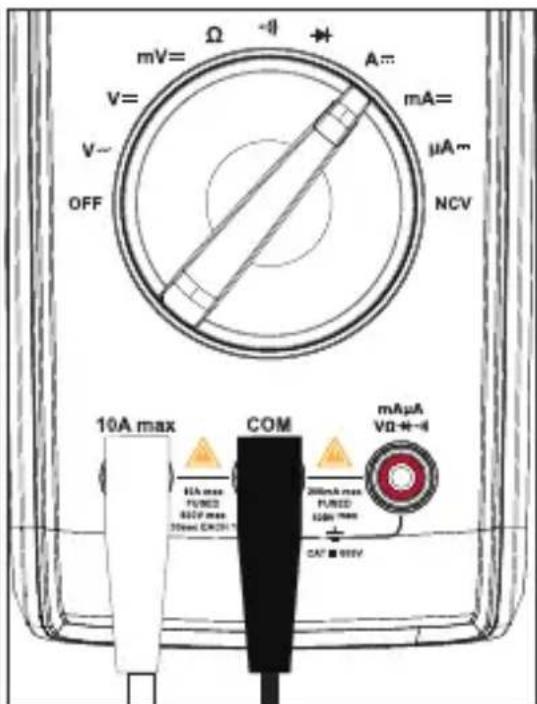 VOLTCRAFT VC131 SE - This measuring function is not suitable for measuring mains current! - 2