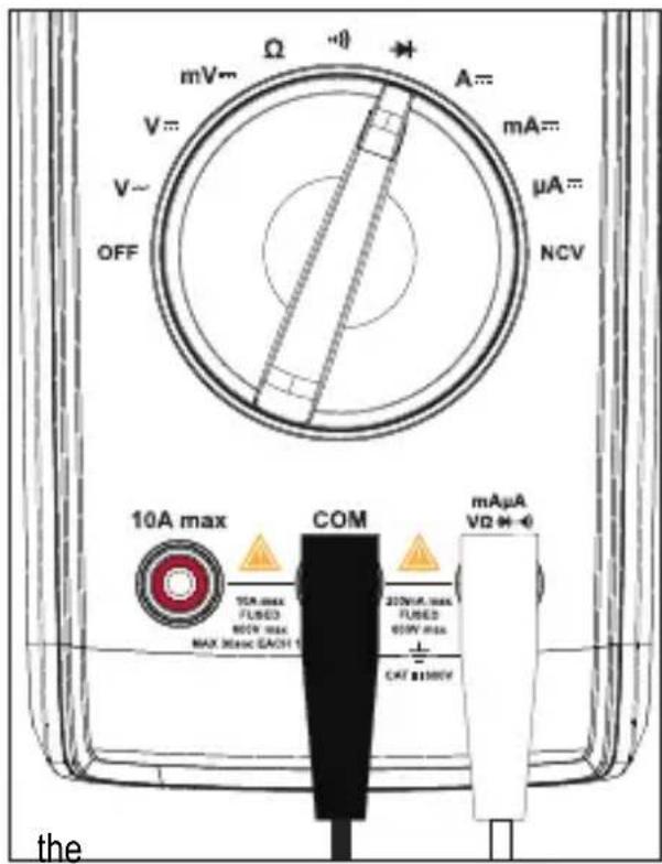 VOLTCRAFT VC131 SE - e) Diode test (▶+) - 3