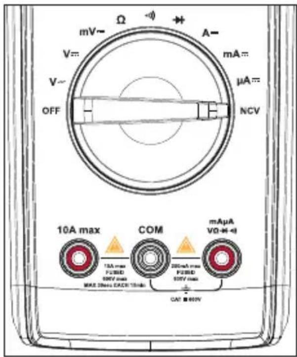 VOLTCRAFT VC131 SE - g) Non-contact AC voltage test "NCV" - 2