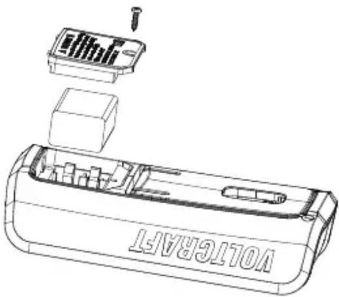 VOLTCRAFT VC131 SE - Insert / replace batteries - 2