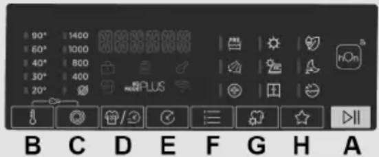HOOVER H3DPS4746TAMB5-S - COMANDI E PROGRAMMI - 2