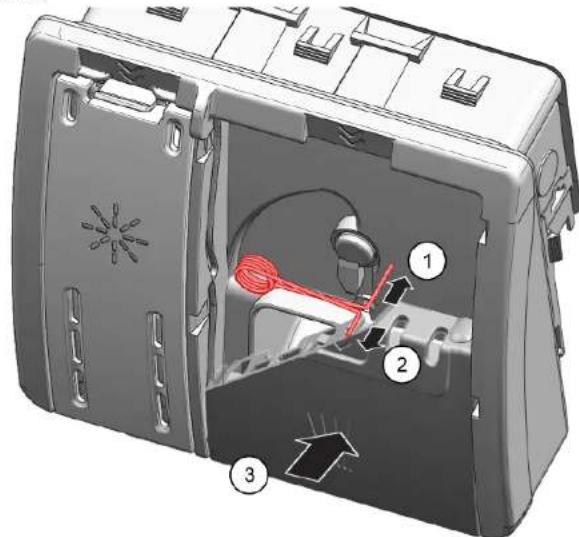 SIEMENS SN63HX14CE - Inserimento della molla. - 1