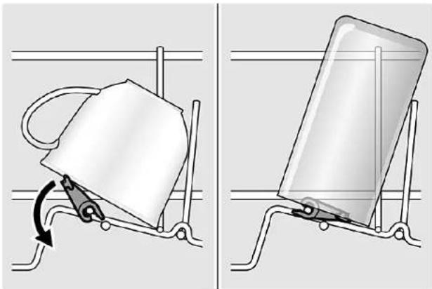 SIEMENS SN73HX15VE - Montar el clip de soporte de vasos y tazas - 4