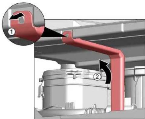 SIEMENS SN73HX15VE - Extracción del canal de desagüe - 2