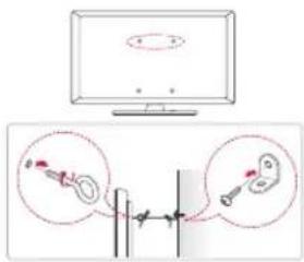LG AM-ST23BF - Cómo fijar la TV a una pared - 1