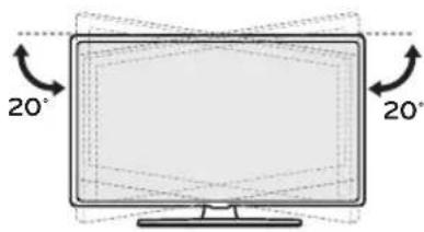 LG AM-ST23BF - Регулювання кута телевізора для зручного перегляду - 1