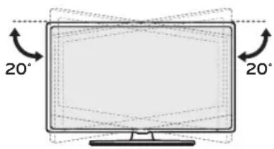 LG AM-ST23BF - TV'nin Açısını İzleme Yönüne Uygun Olarak Ayarlama - 1
