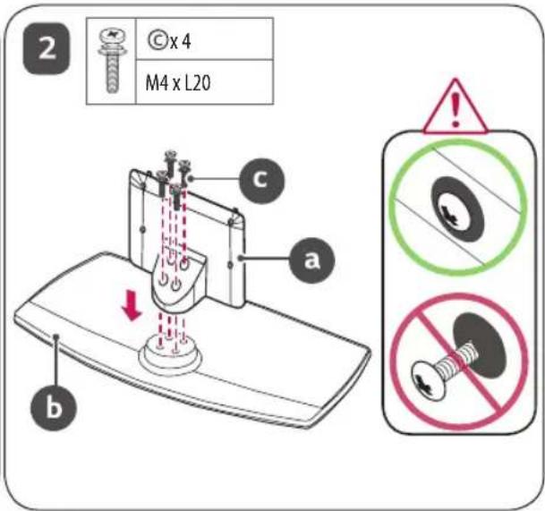 LG AM-ST23BF - Comment assembler le support - 34