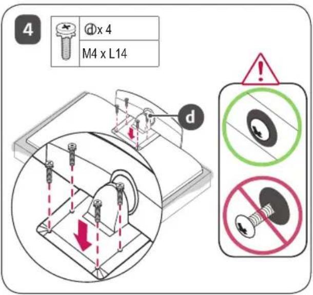 LG AM-ST23BF - Comment assembler le support - 60