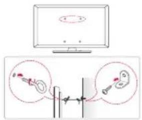LG AM-ST23BF - Fixation fiable du TV au mur - 1
