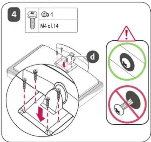 LG AM-ST23BF - Comment assembler le support - 20