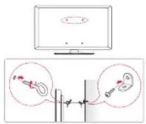 LG AM-ST23BF - Закрепление телевизора к стене - 1