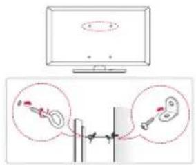 LG AM-ST23BF - Securing the TV to a Wall - 1