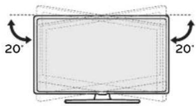 LG AM-ST23BF - TV각도 조정하기 - 1