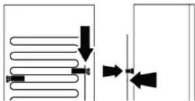 IKEA MÖLNÅS 705.877.14 - Einstellung der Kondensatorposition - 1