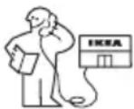 IKEA MÖLNÅS 705.877.14 - Hur du när oss om du behöver service - 1