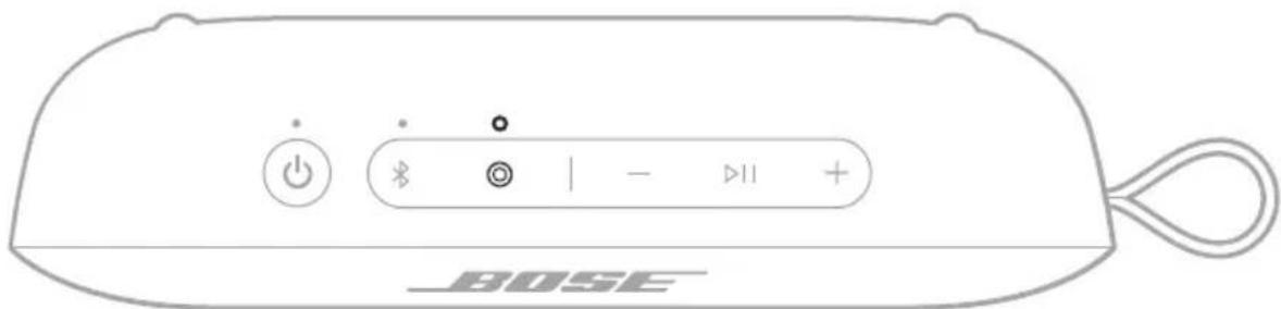 BOSE SoundLink Flex Portable Speaker (2nd Gen) - 在揚聲器上按捷徑按鈕  。 - 4