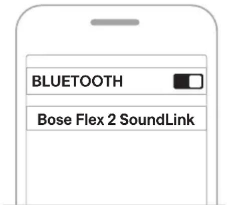 BOSE SoundLink Flex Portable Speaker (2nd Gen) - Utilisation des paramètres Bluetooth de votre appareil - 2