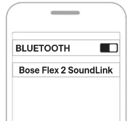 BOSE SoundLink Flex Portable Speaker (2nd Gen) - Verwenden der Bluetooth-Einstellungen Ihres Geräts - 2