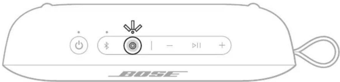 BOSE SoundLink Flex Portable Speaker (2nd Gen) - 在揚聲器上按捷徑按鈕  。 - 1