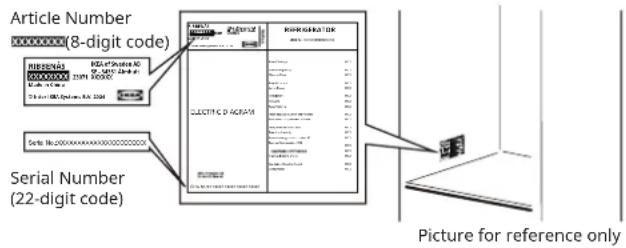 IKEA RIBBENÅS 705.807.60 - Before contacting the After-sales Service: - 1