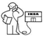 IKEA RIBBENÅS 705.807.60 - Авторизованный ЦЕНТР ПОСЛЕПРОДАЖНОГО ОБСЛУЖИВАНИЯ оборудования IKEA - 1