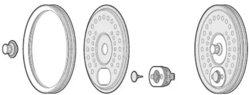 COMFEE CRD12L1B1BPGCA - COVER AND SEALING RING INSTALLATION - 1