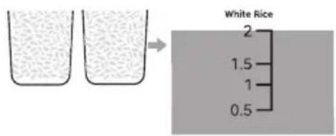 COMFEE CRD12L1B1BPGCA - Put in the rice and water - 1