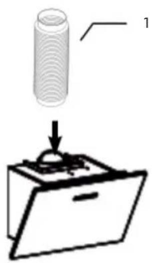CECOTEC Bolero Flux DT 908000 - Instalar o exaustor: - 4