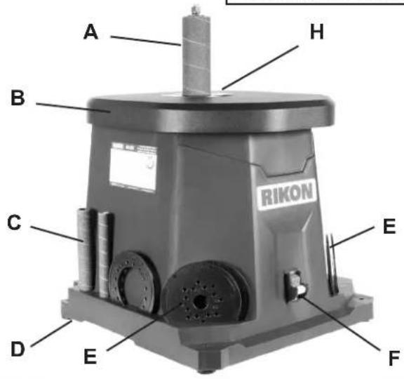 RIKON 50-320 - PONCEUSE OSCILANTE VERTICALE 50-320 - 1