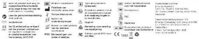 WITHINGS Body Comp WBS12 - Beschrijving apparatuursymbolen - 1