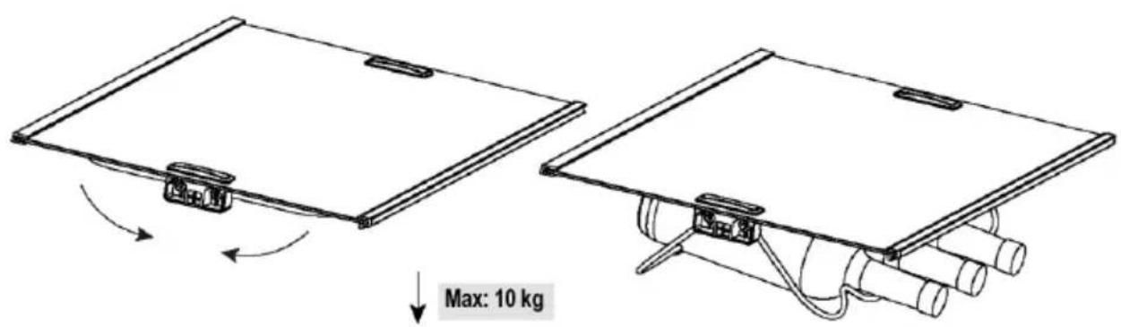 HAIER HDPW3620CNPK - Sklopná polica - 2