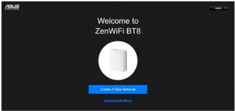 ASUS ZenWiFi BT8 - Utilisation de l'assistant de configuration internet avec autodétection : - 1