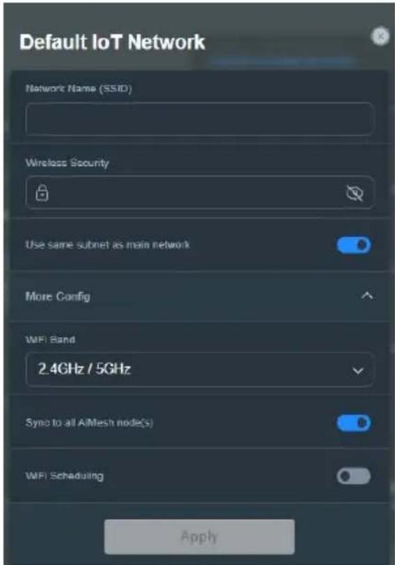 ASUS ZenWiFi BD4 - Pour créer un réseau IoT : - 1