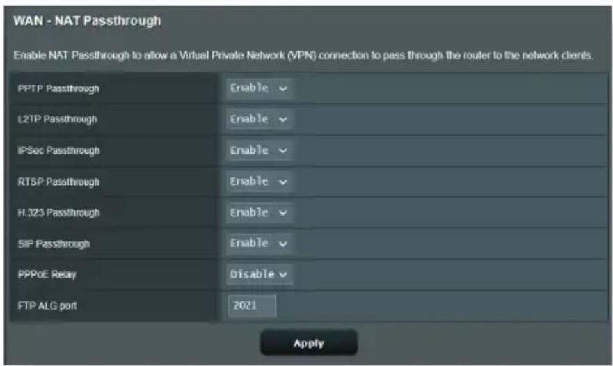 ASUS ZenWiFi BD4 - NAT Passthrough - 1