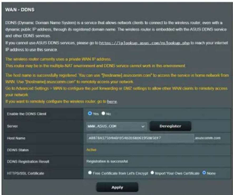 ASUS ZenWiFi BD4 - Service DDNS - 1