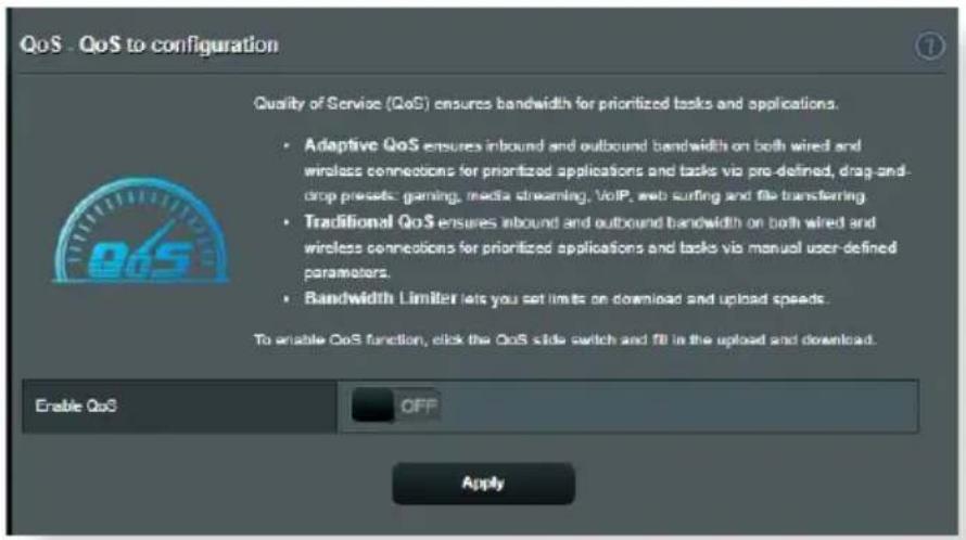 ASUS ZenWiFi BD4 - Gérer le service QoS (Qualité de service) - 1