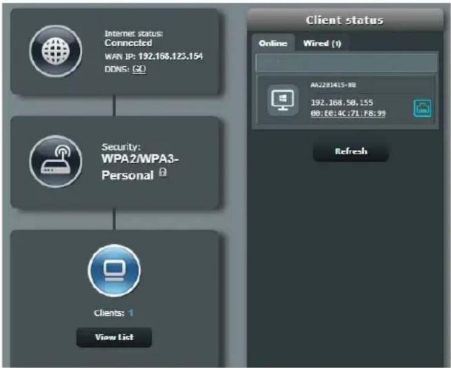 ASUS ZenWiFi BD4 - Vérifiez que les paramètres de configuration du réseau sont corrects. - 1