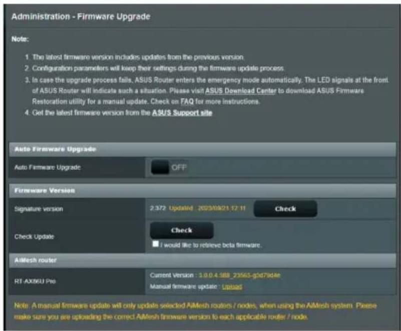 ASUS ZenWiFi BD4 - Mettez à jour le firmware. - 1