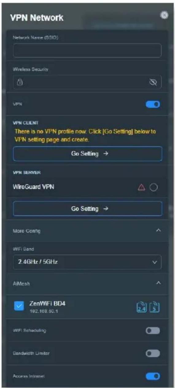 ASUS ZenWiFi BD4 - Pour créer un réseau VPN : - 1