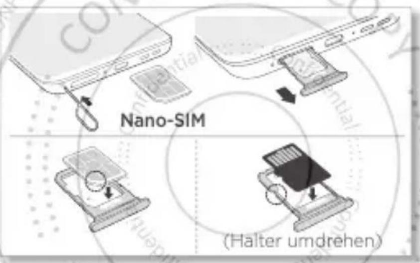 MOTOROLA Moto G85 5G - Einlegen von Karten und Einschalten des Geräts - 1
