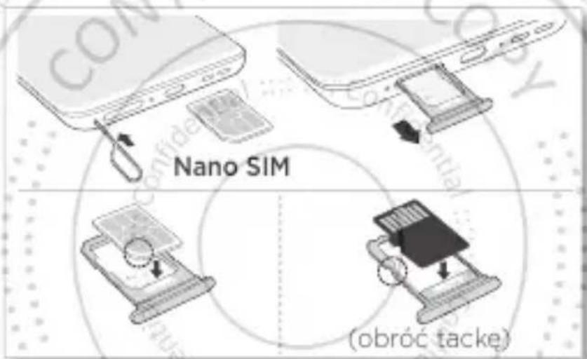 MOTOROLA Moto G85 5G - Wkładanie kart i włączanie urządzenia - 1