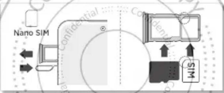 MOTOROLA Moto G55 5G - Inserimento delle schede e accensione - 1