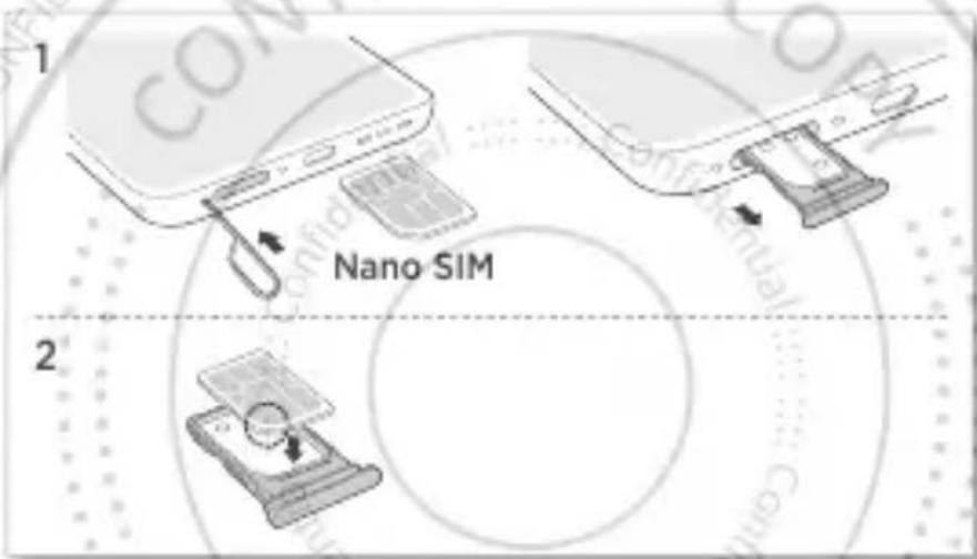 MOTOROLA Edge 50 Neo - Inserción de la tarjeta y encendido del teléfono - 1