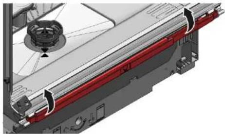 SIEMENS SX95EX12CE - Extracción del canal de desagüe - 5