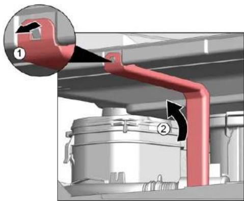 SIEMENS SX95EX12CE - Removing overflow channel - 2